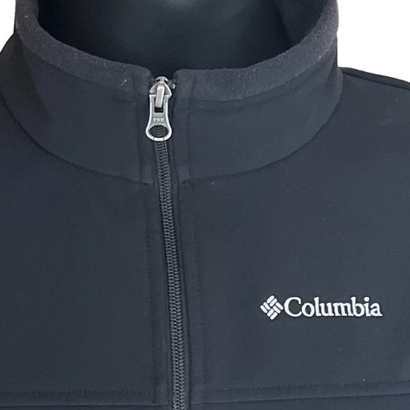 COLUMBIA Boy's XB0029 Sportswear Bowen Lake Softshell Youth Jacket Black Size M - Picture 3 of 5